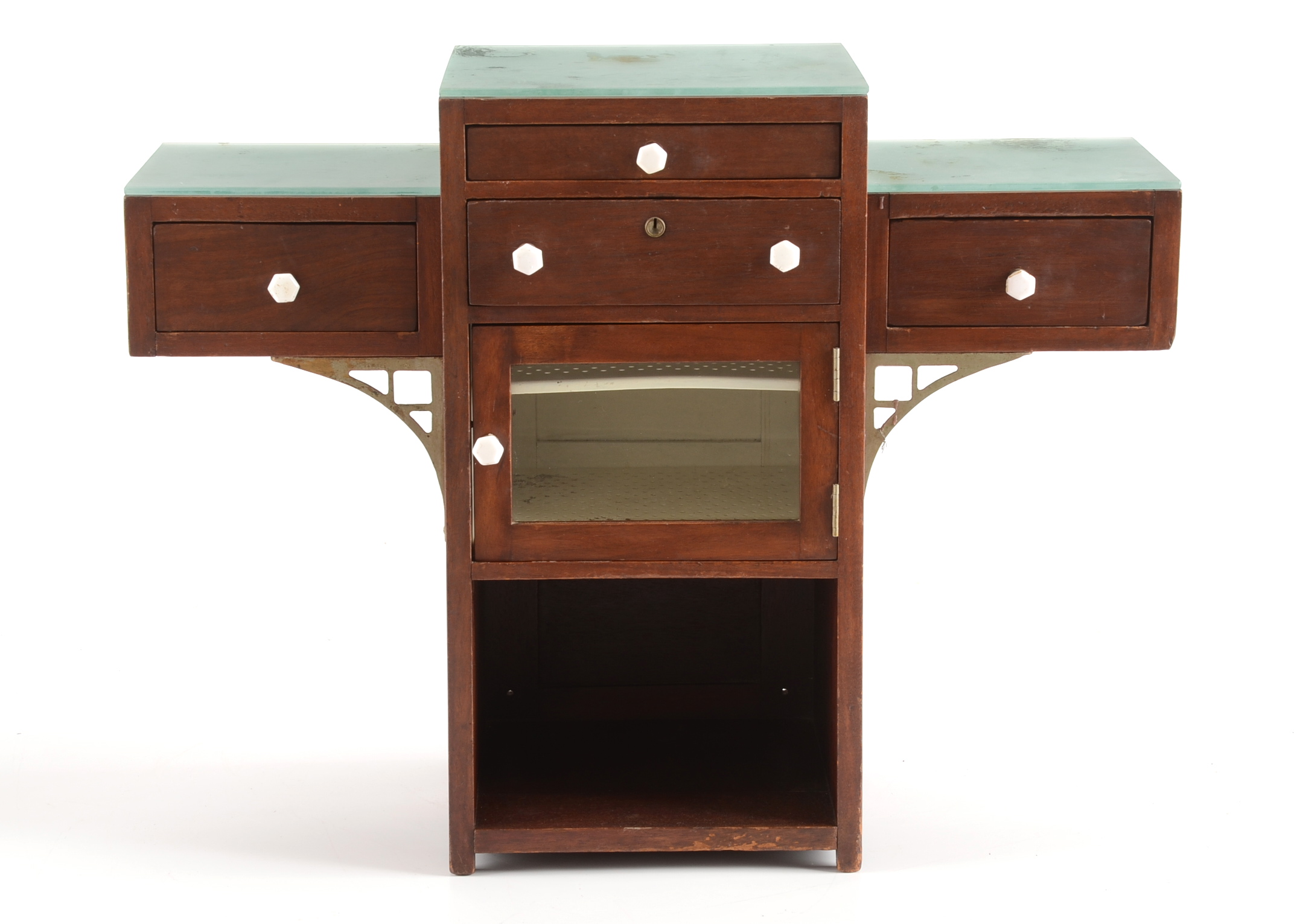 Antique Barber Cabinet