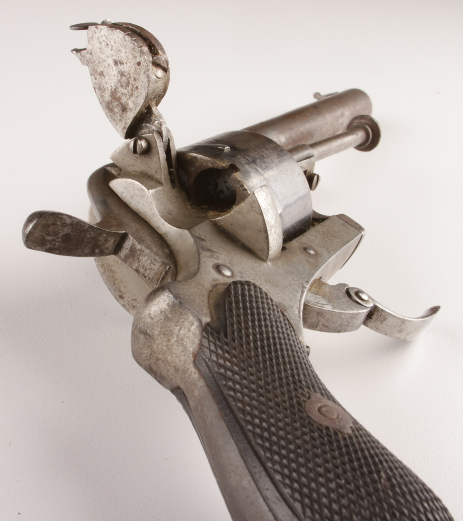 1891-1892 Le Faucheux Pinfire Revolver Belgian Made