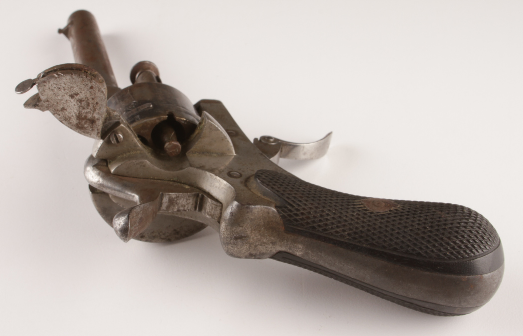 1891-1892 Le Faucheux Pinfire Revolver Belgian Made