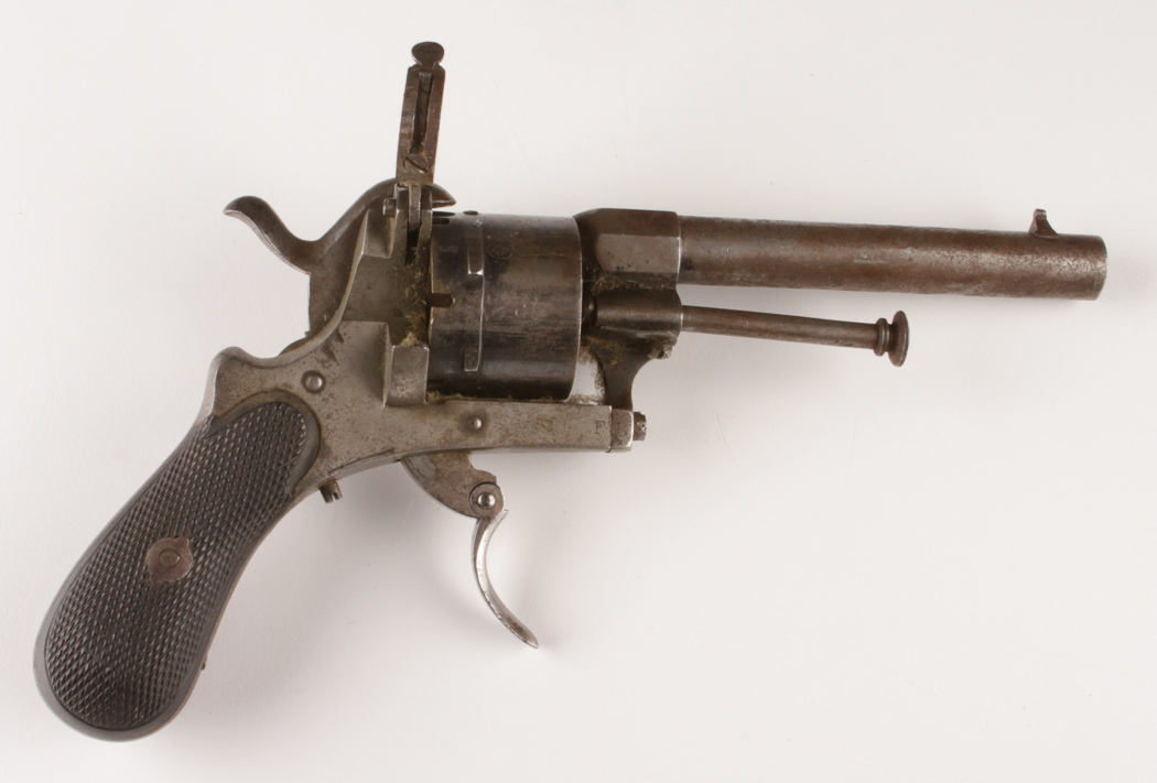 1891-1892 Le Faucheux Pinfire Revolver Belgian Made