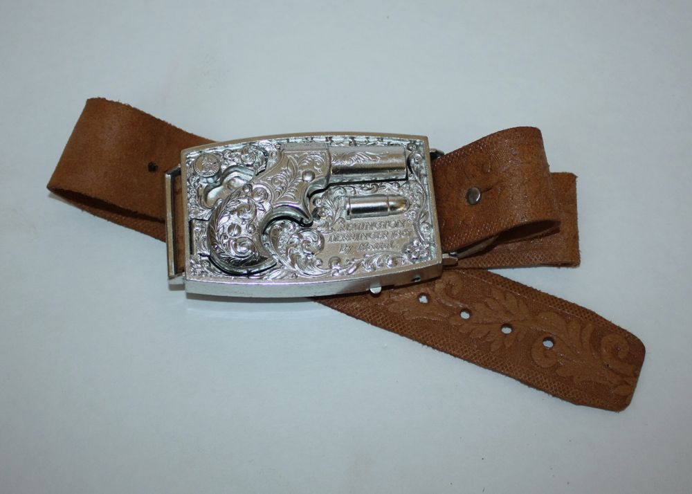 Vintage Mattel Belt with Gun Belt Buckle