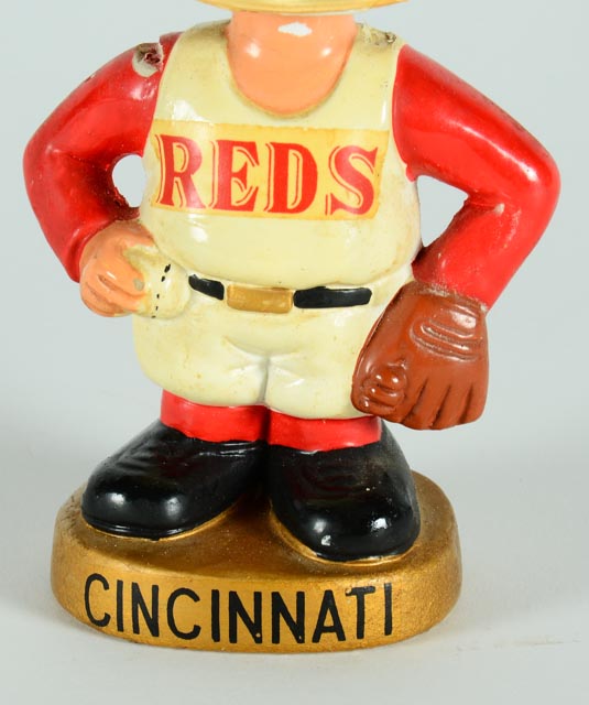 1960s Original Cincinnati Reds "Mr. Red" Mascot Bobble Head Doll