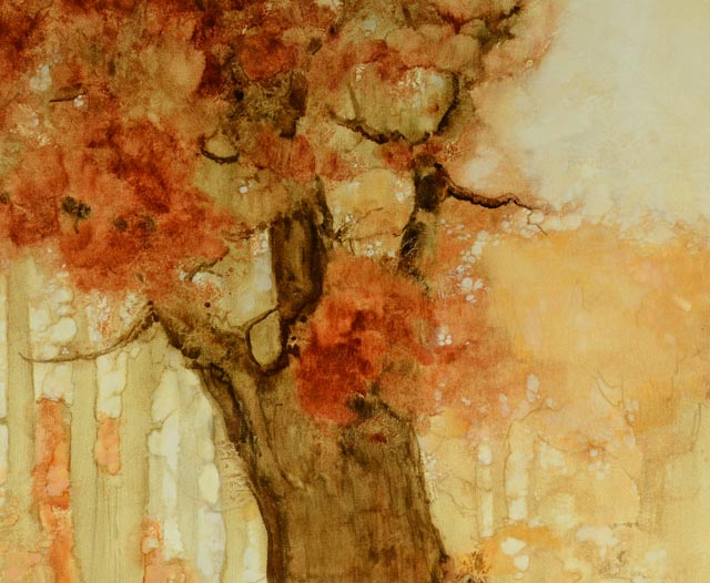 Original Betty Norton Wash on Canvas Painting