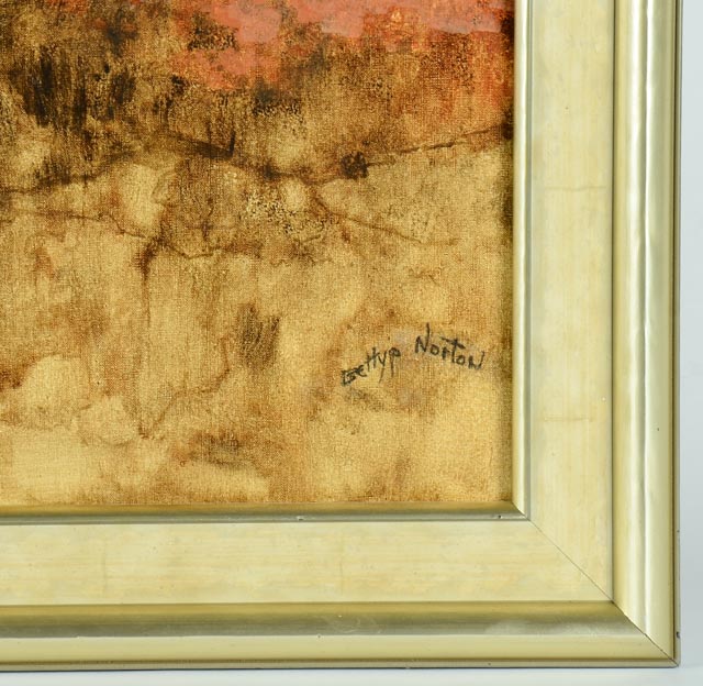 Original Betty Norton Wash on Canvas Painting