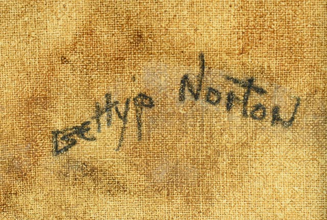 Original Betty Norton Wash on Canvas Painting