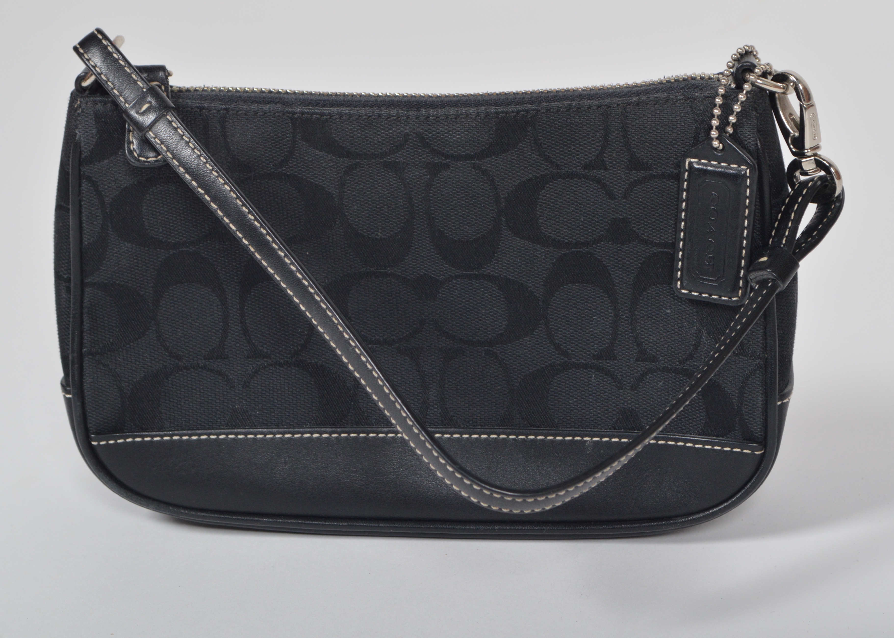 A Set of Two Black Designer Handbags