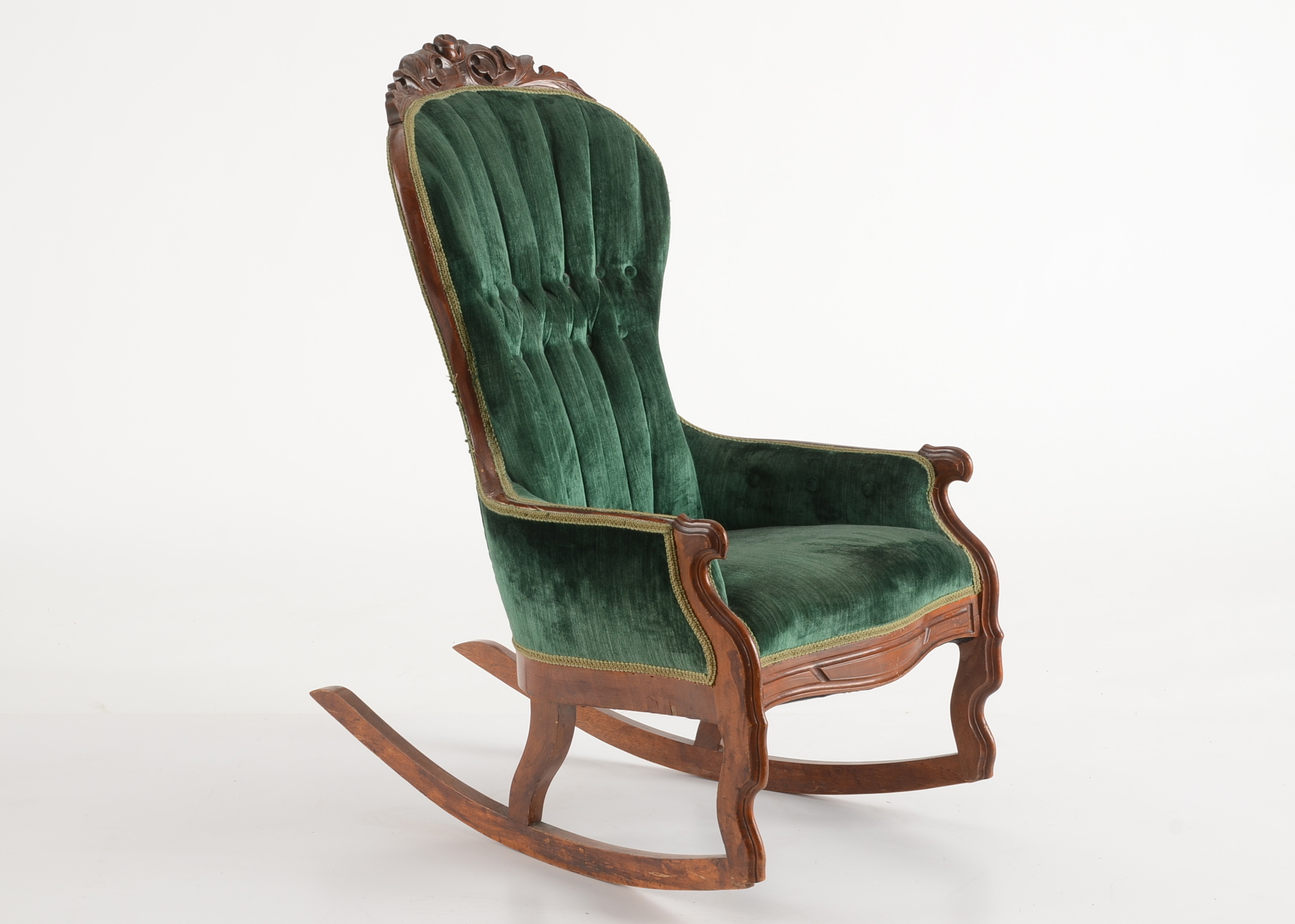 Rococo Revival Style Rocking Chair
