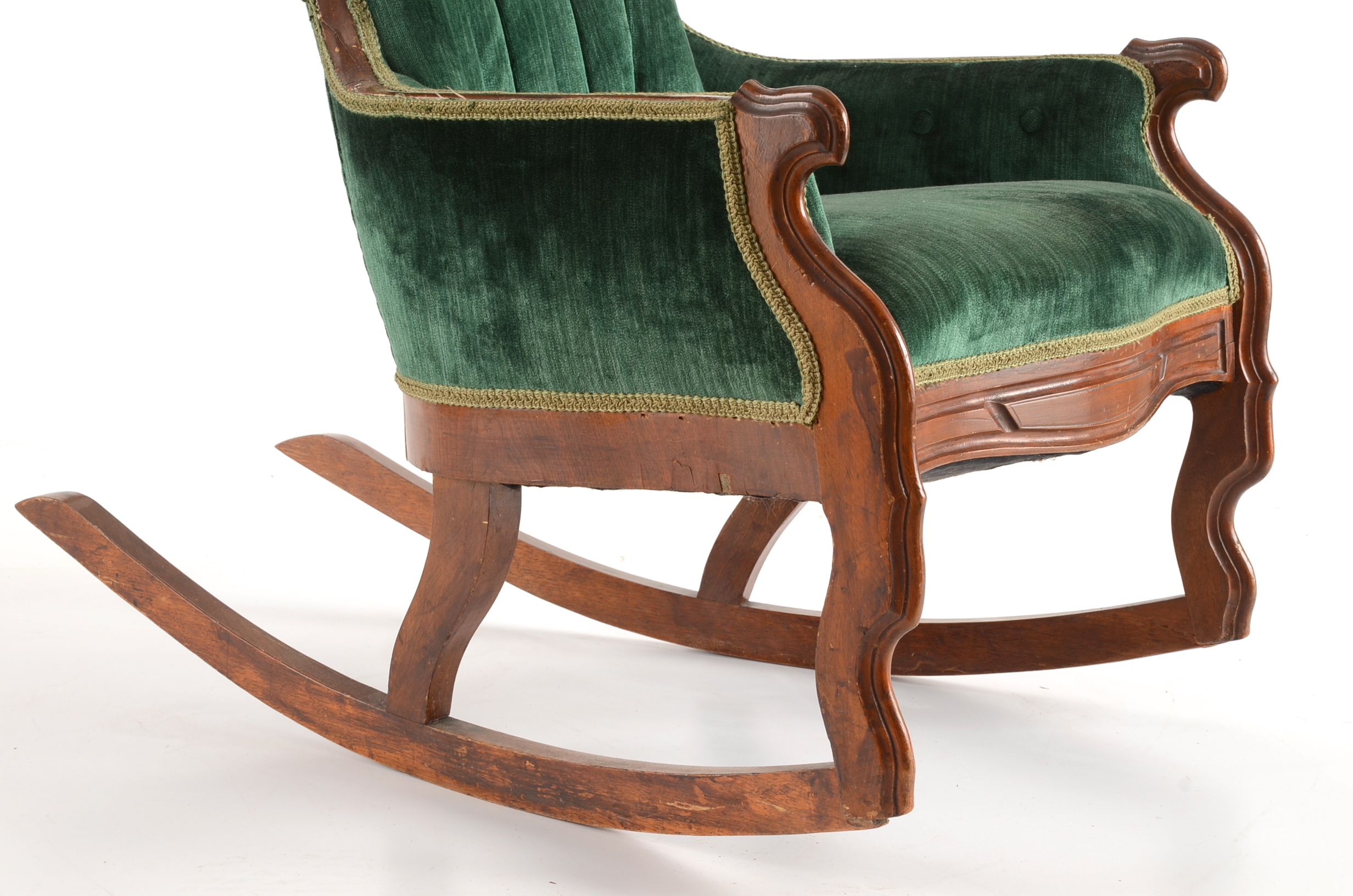 Rococo Revival Style Rocking Chair