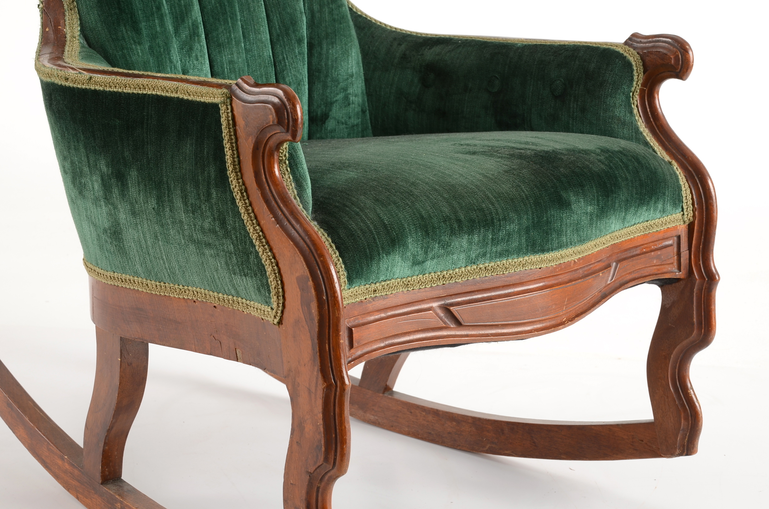 Rococo Revival Style Rocking Chair