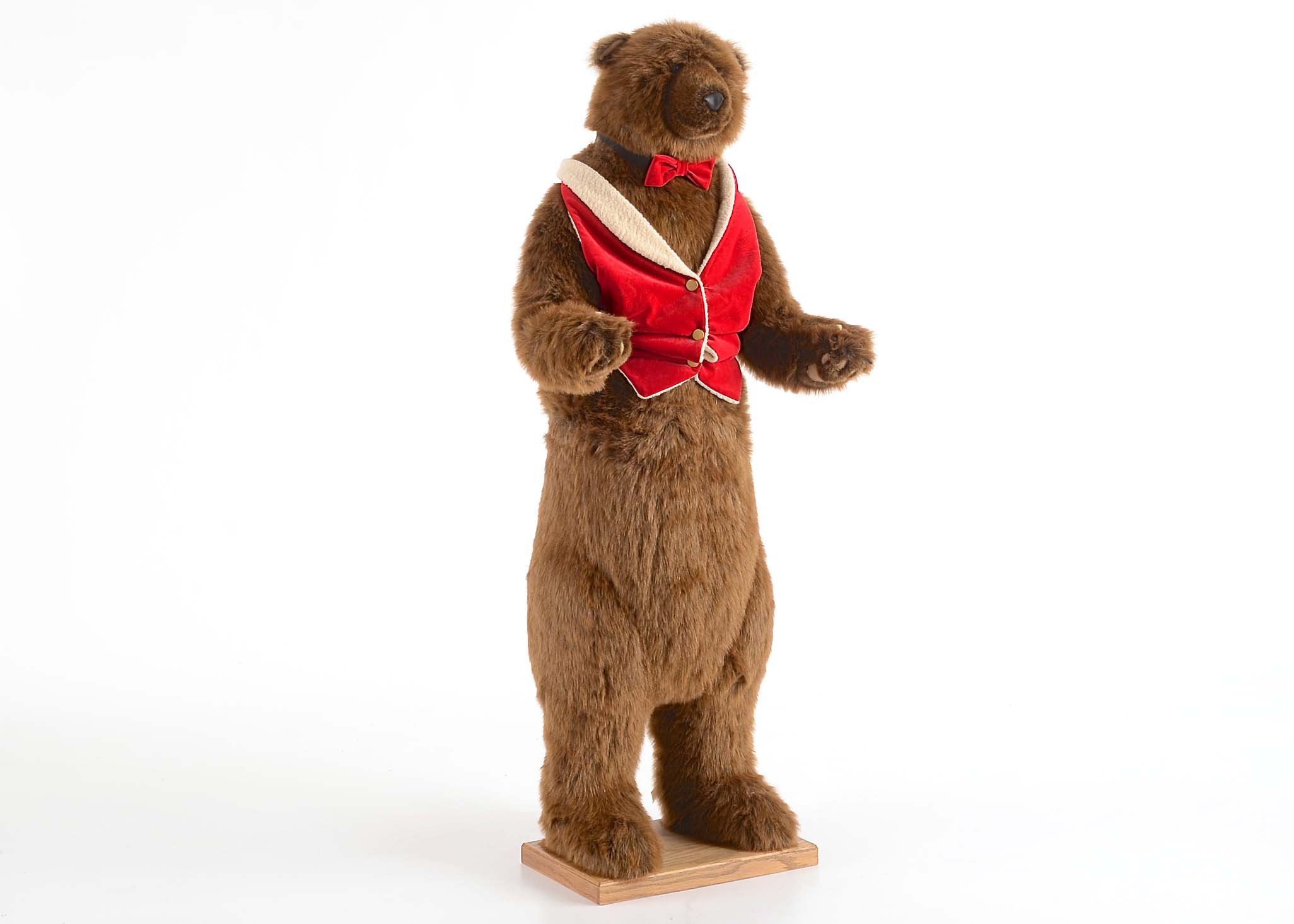 Large Dietz Stuffed Grizzly Butler Bear