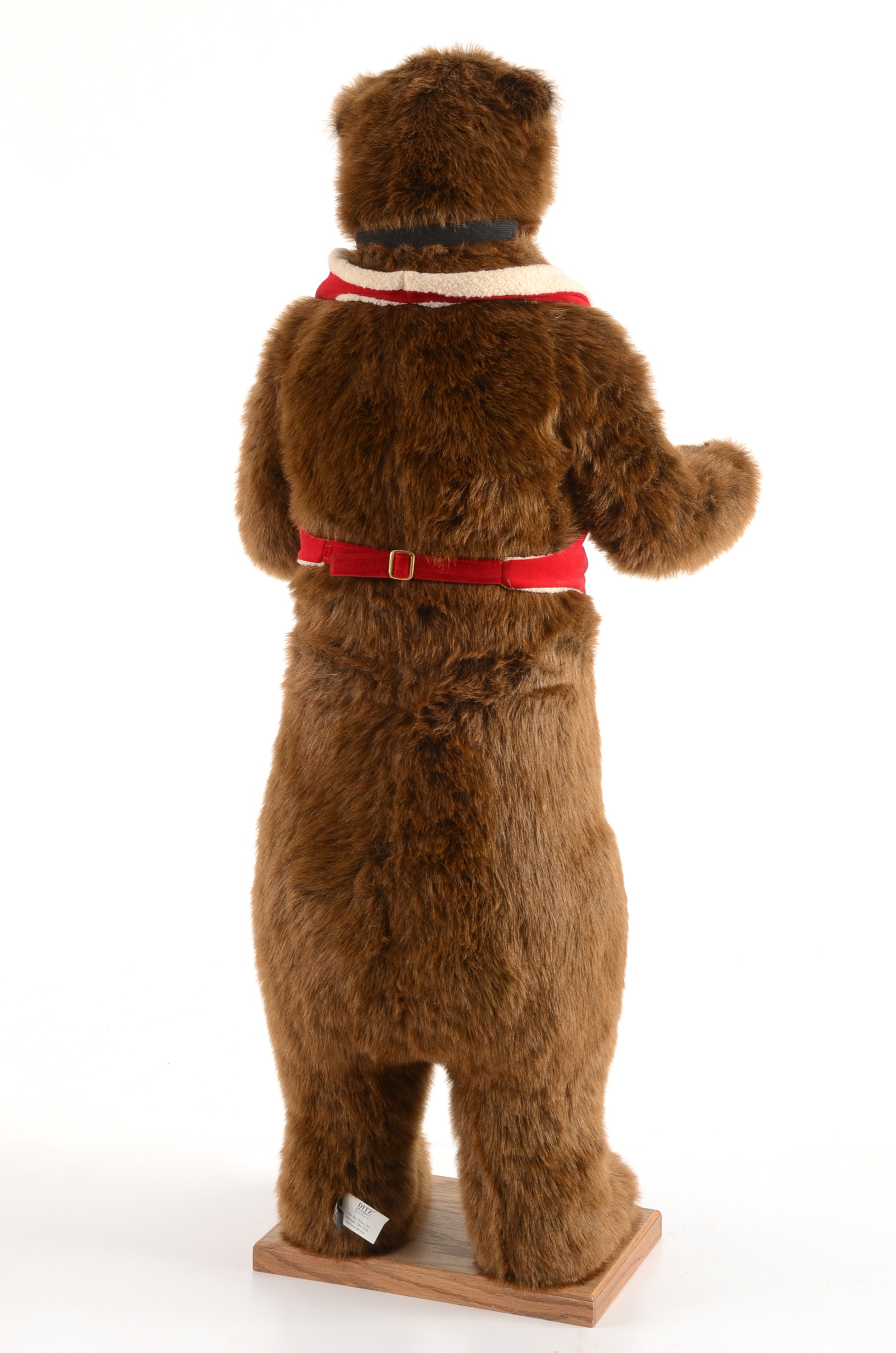 Large Dietz Stuffed Grizzly Butler Bear