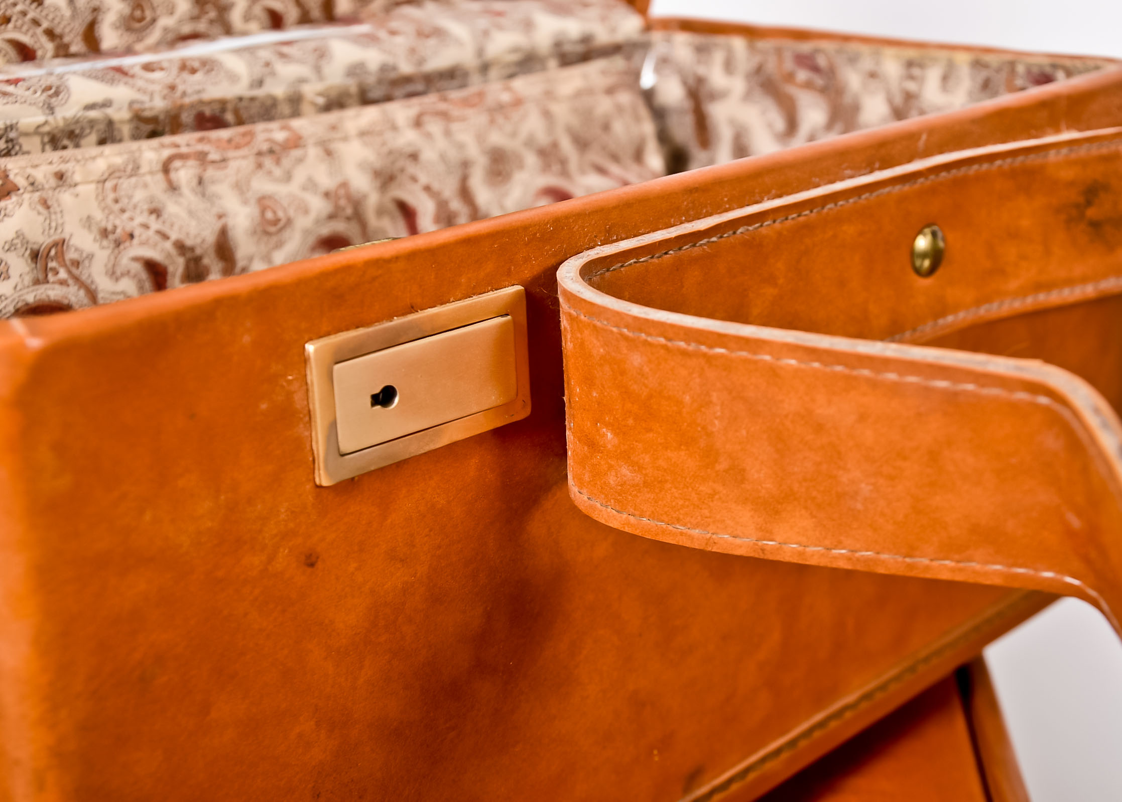 Set of Vintage Hartmann Leather Luggage