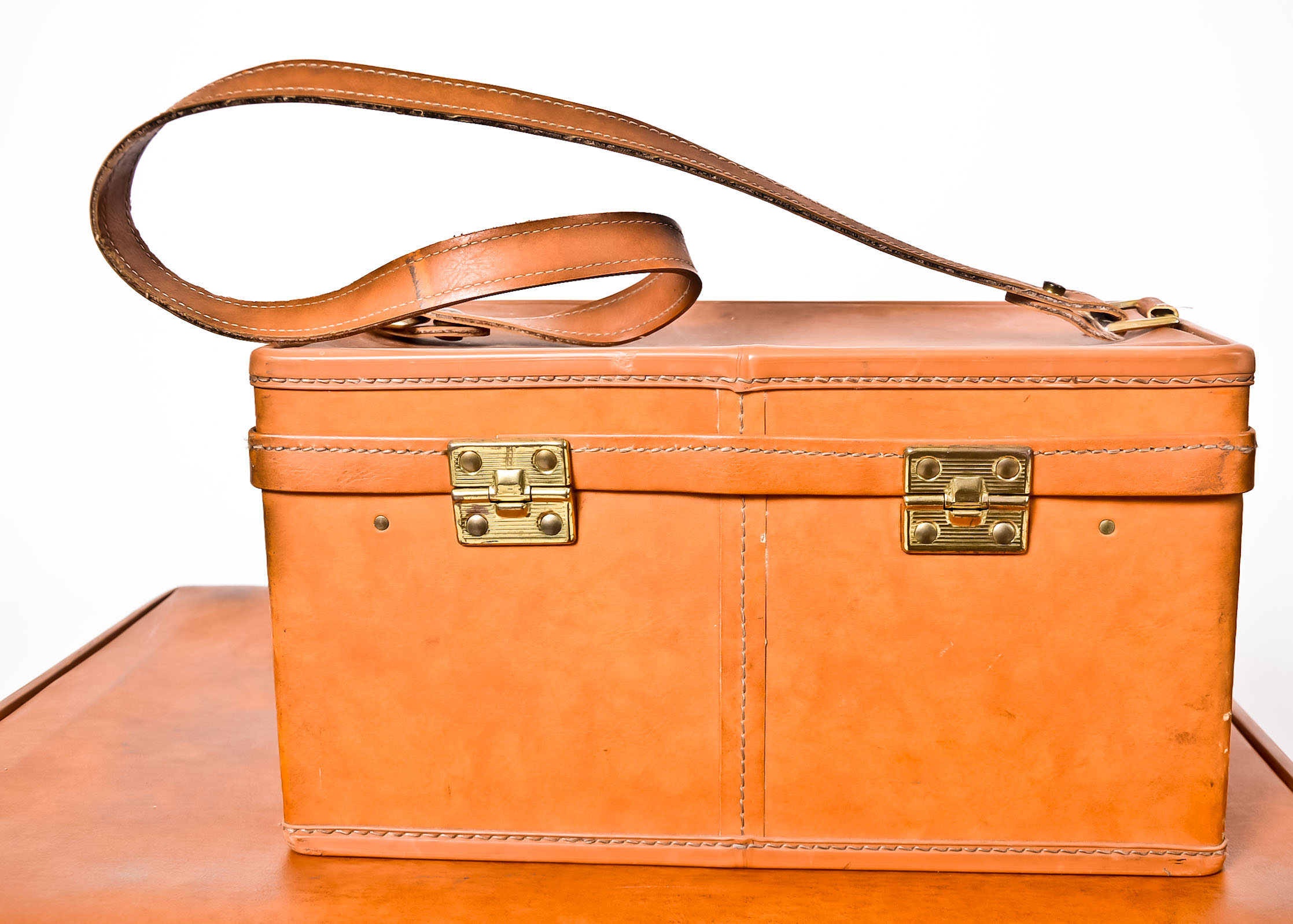 Set of Vintage Hartmann Leather Luggage