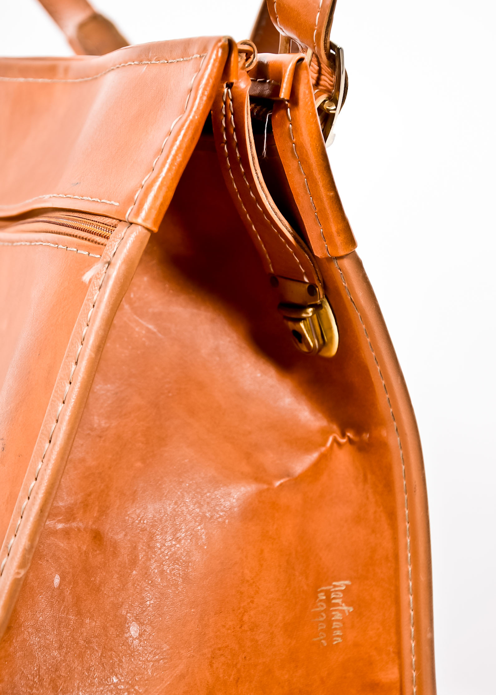 Set of Vintage Hartmann Leather Luggage