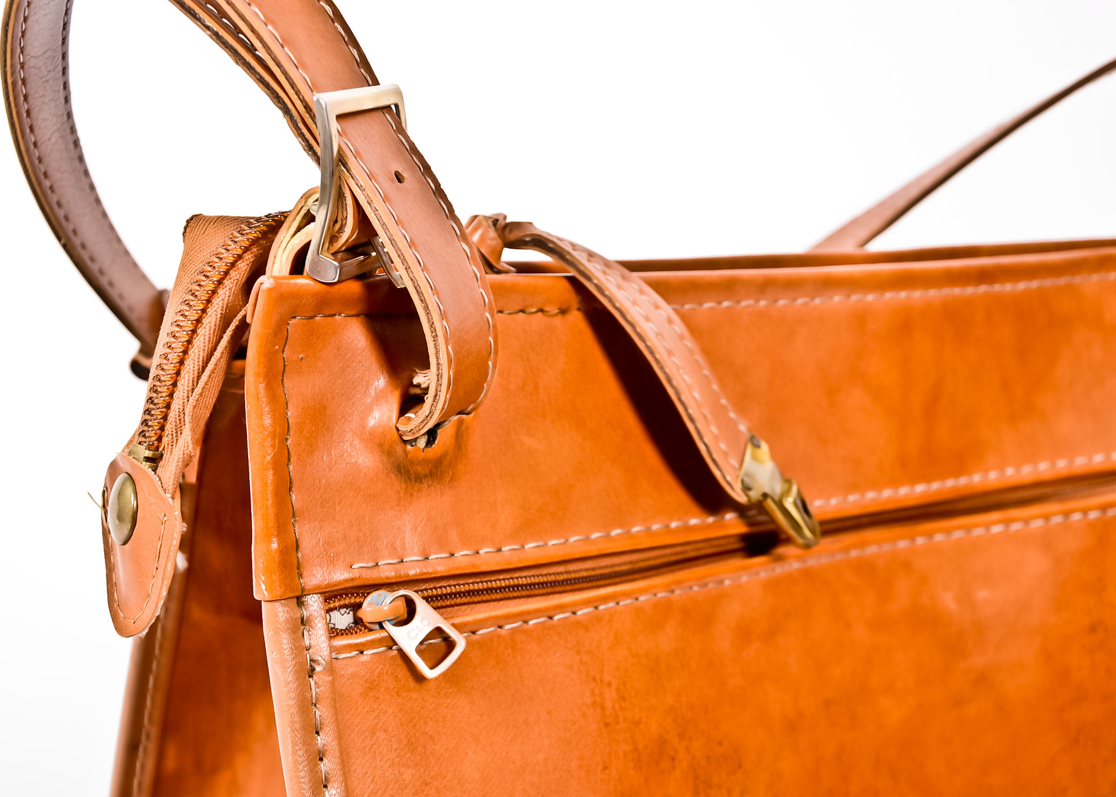 Set of Vintage Hartmann Leather Luggage