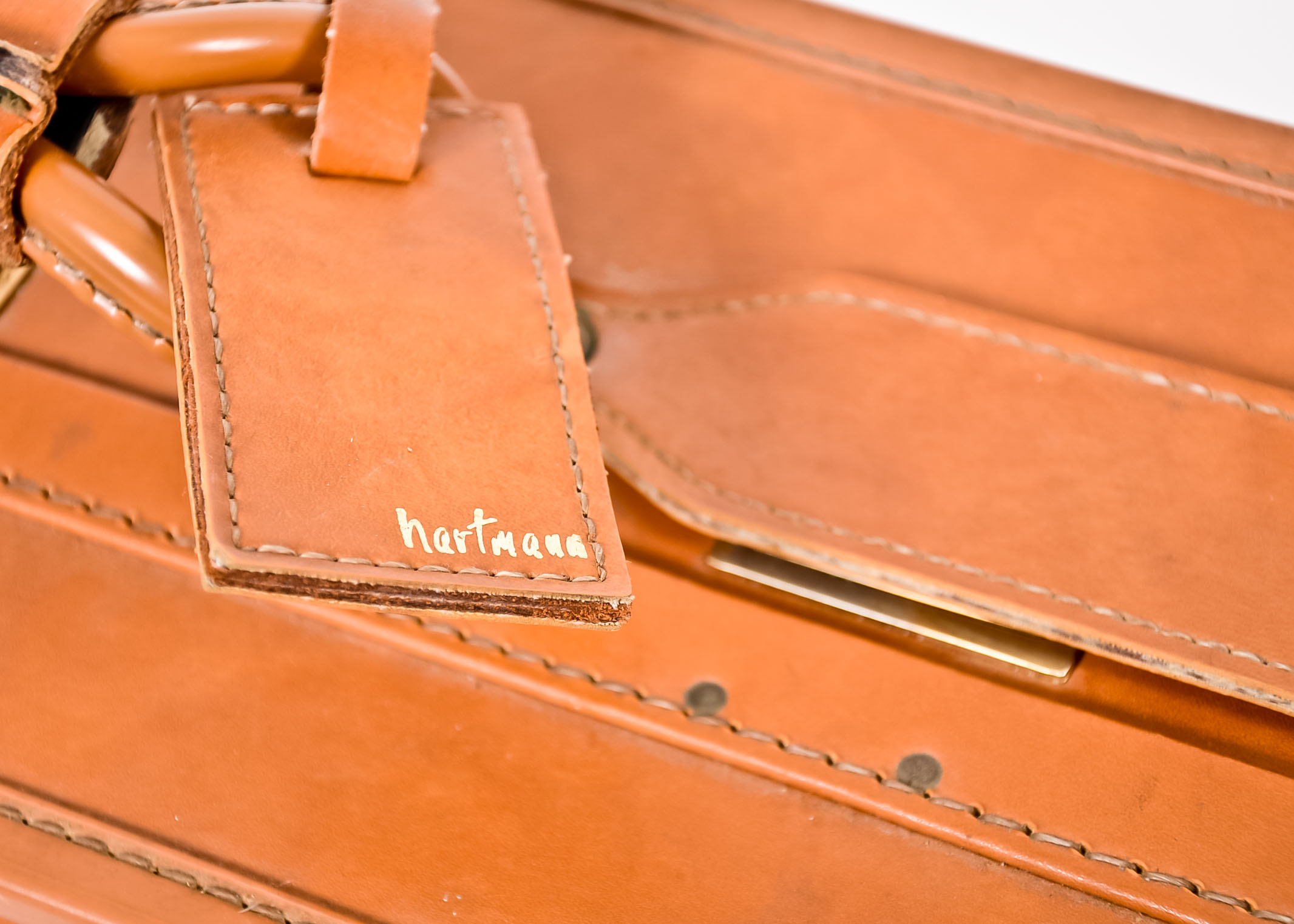 Set of Vintage Hartmann Leather Luggage