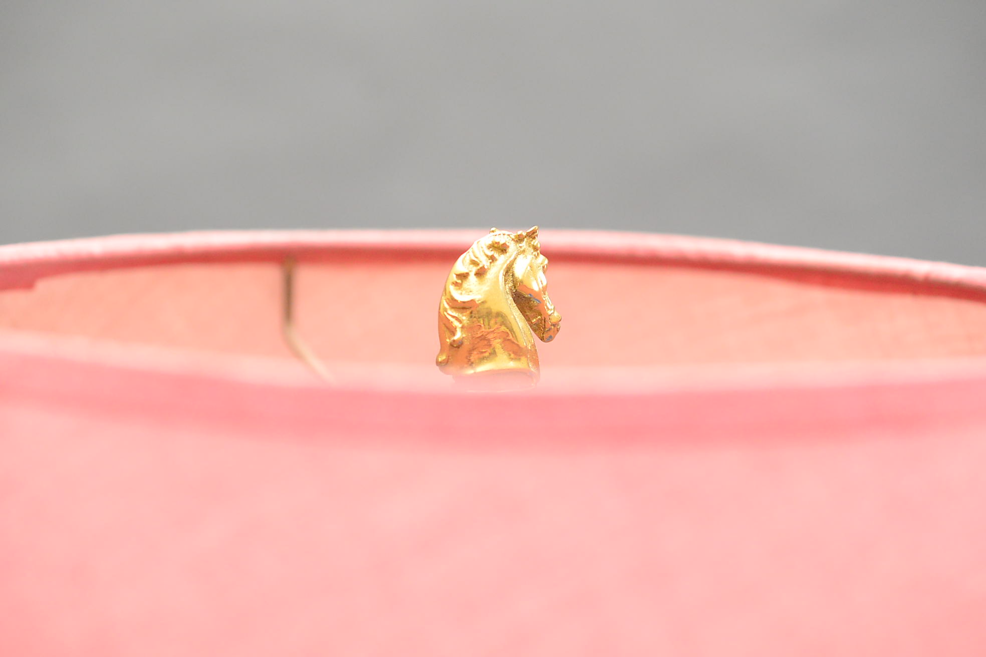 Modern Brass and Crystal Waterfall Drop Lamp