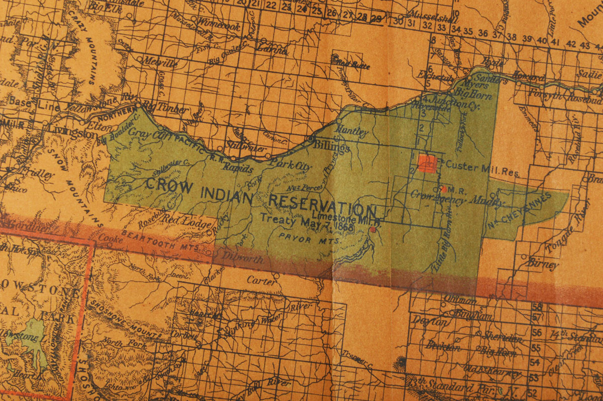 Large Framed 1890s United States and and Territories Map