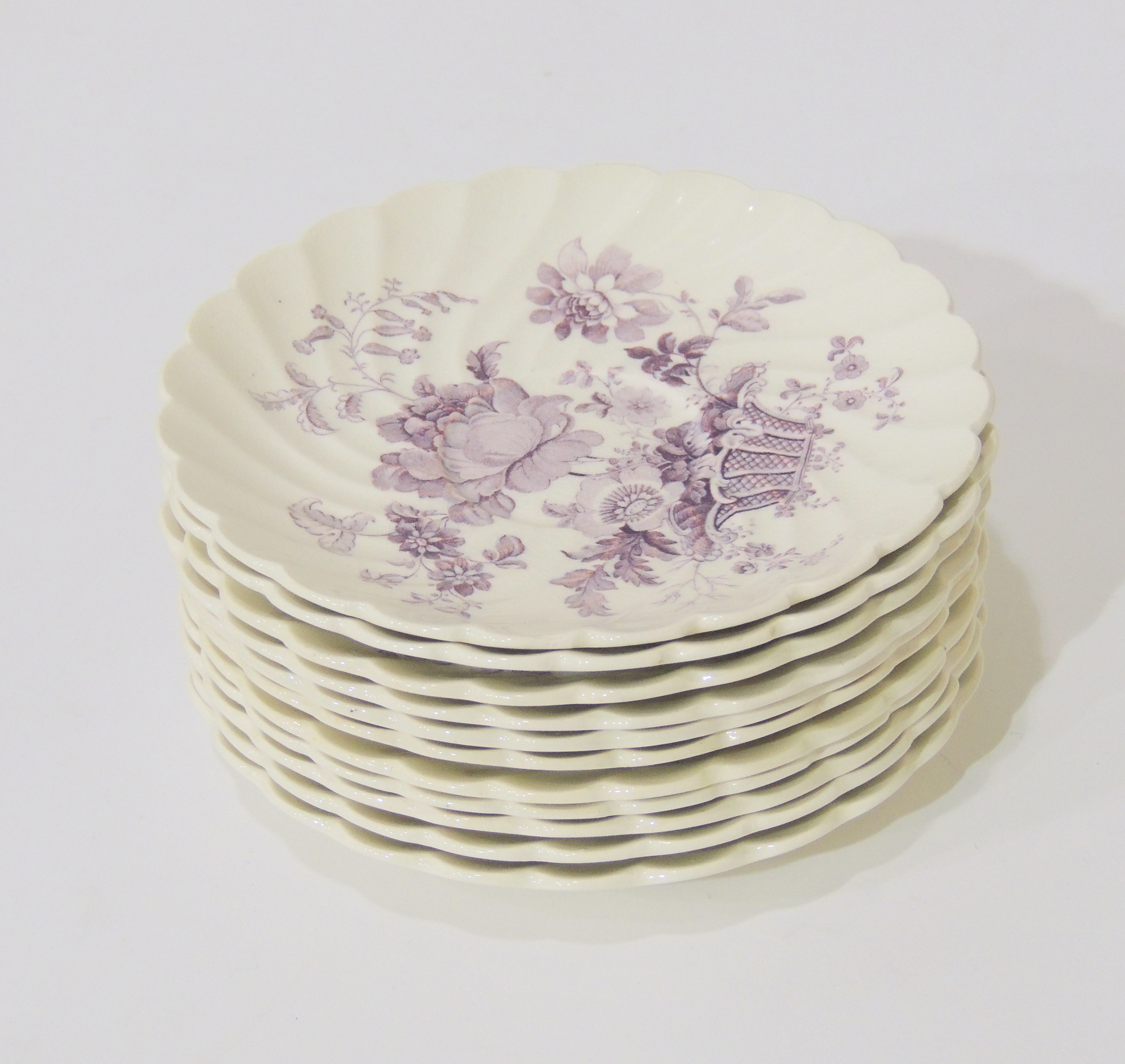 55 Pieces of Royal Staffordshire Clarice Cliff "Charlotte" China