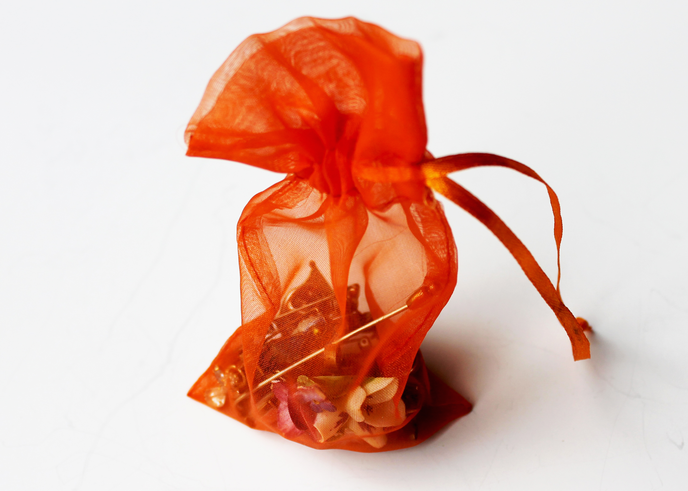 Pouch of Vintage Pins and Tie Tacs