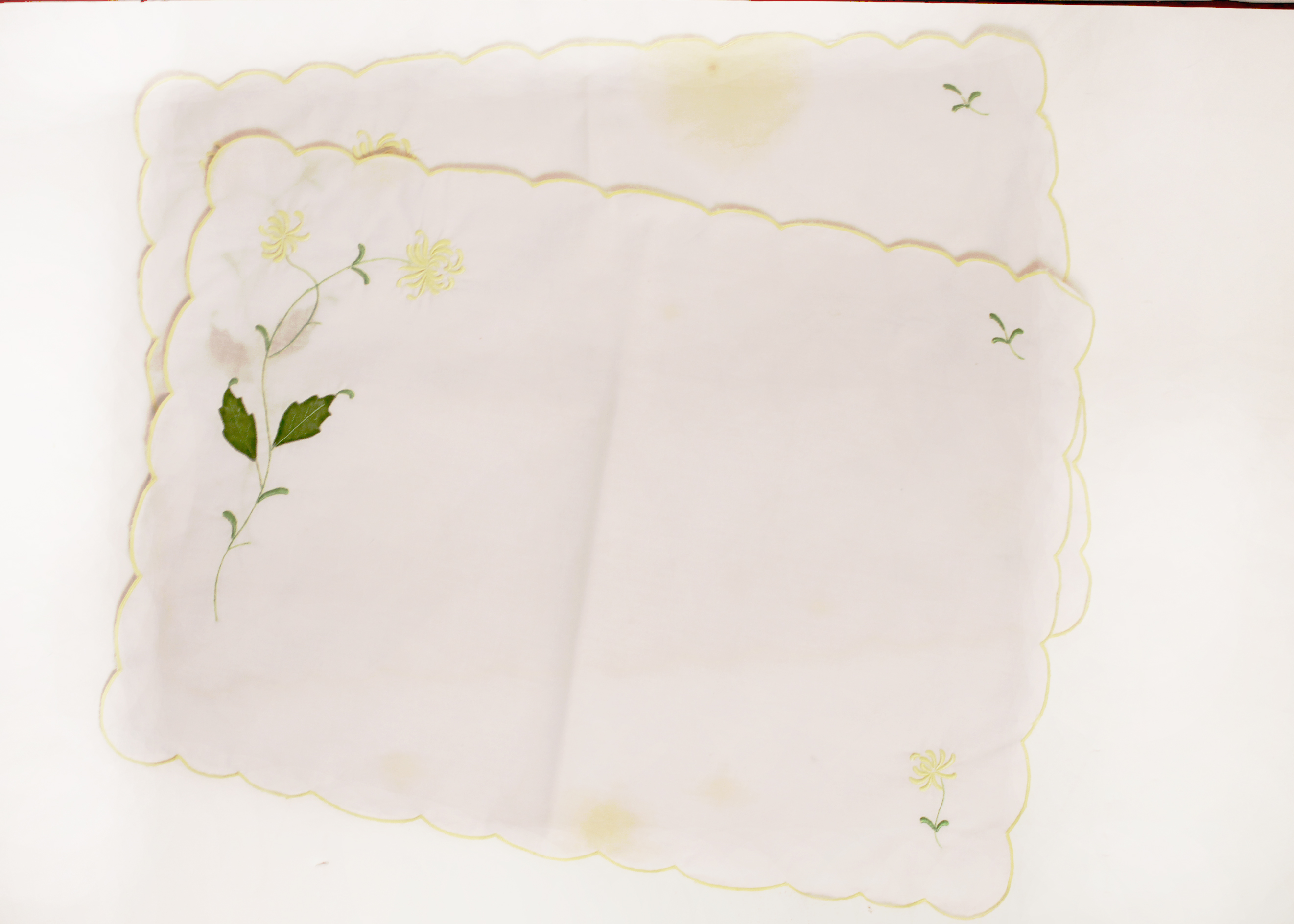 Collection of Vintage Embroidered Napkins and Placemats