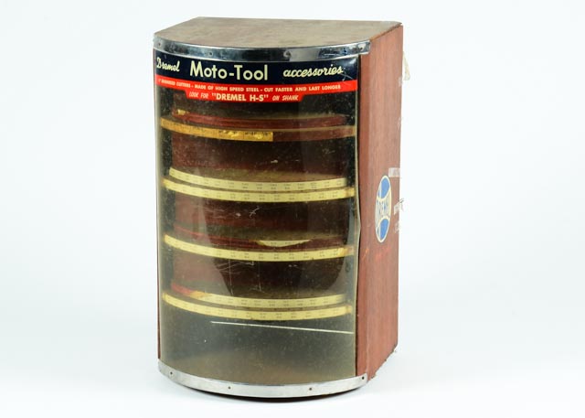 Vintage Dremel "Moto-Tool Accessories" Countertop Display