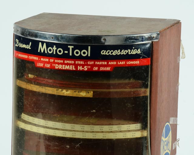 Vintage Dremel "Moto-Tool Accessories" Countertop Display
