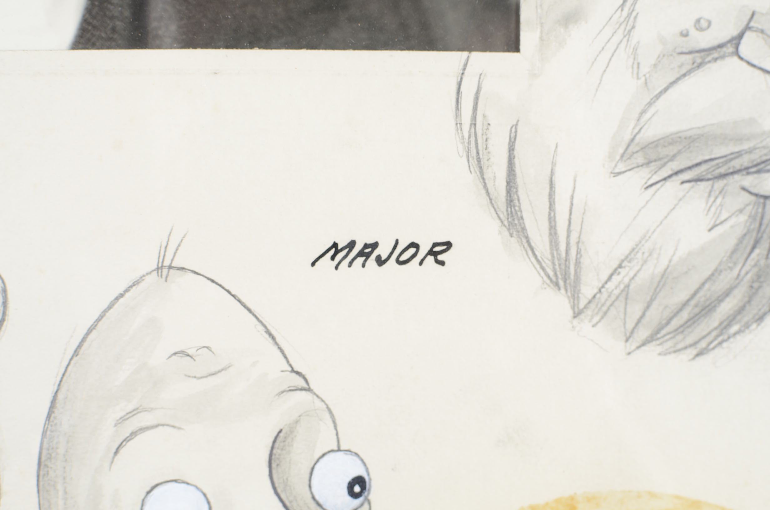 Original Adam McIver Illustration, Titled "Major"