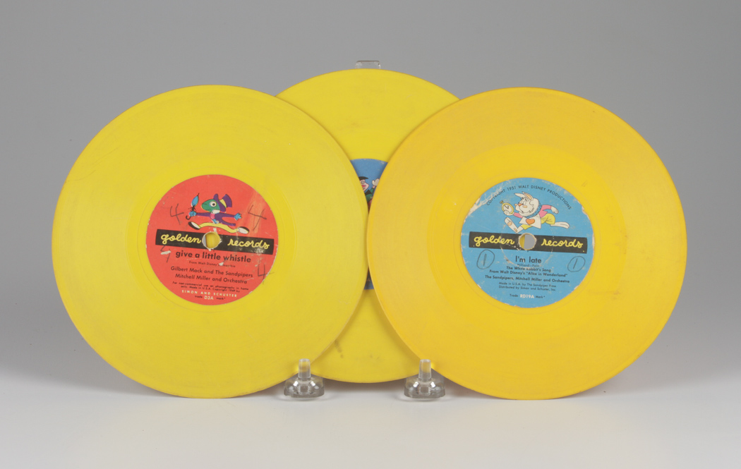 Vintage Children's Carron Turntable, Records and Books