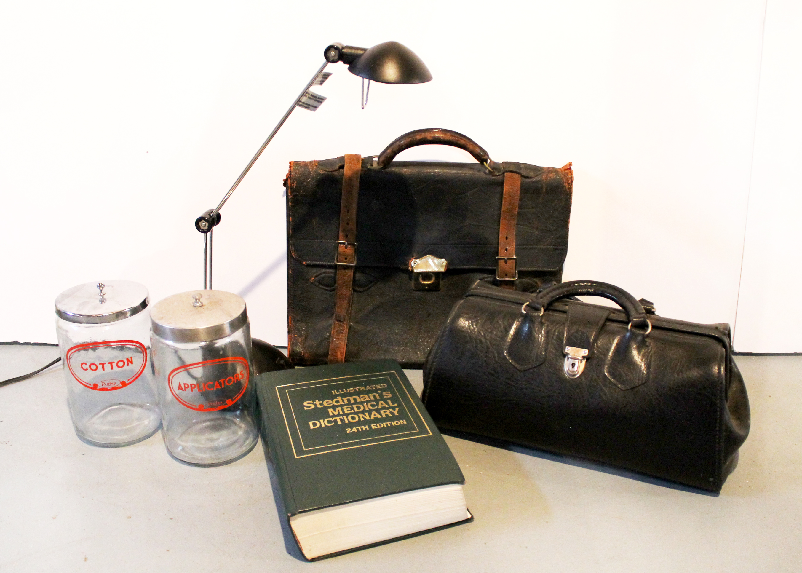 Medical Doctor's Vintage Bags and Trade Tools