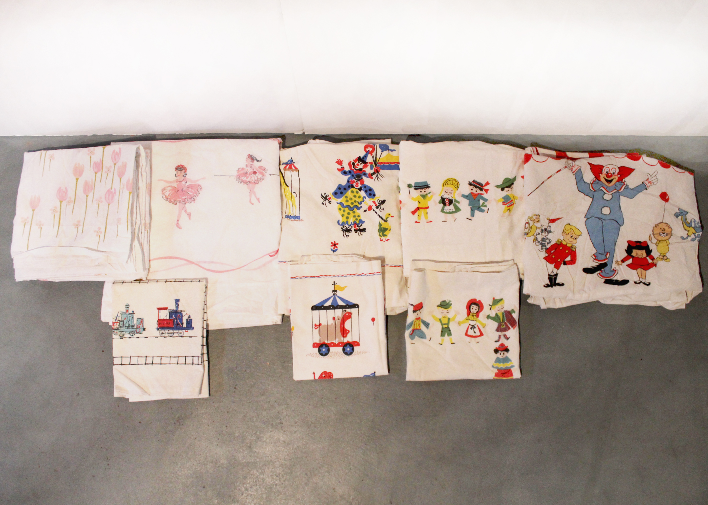 Offering of Vintage Percale Twin Sheets Circa 1960