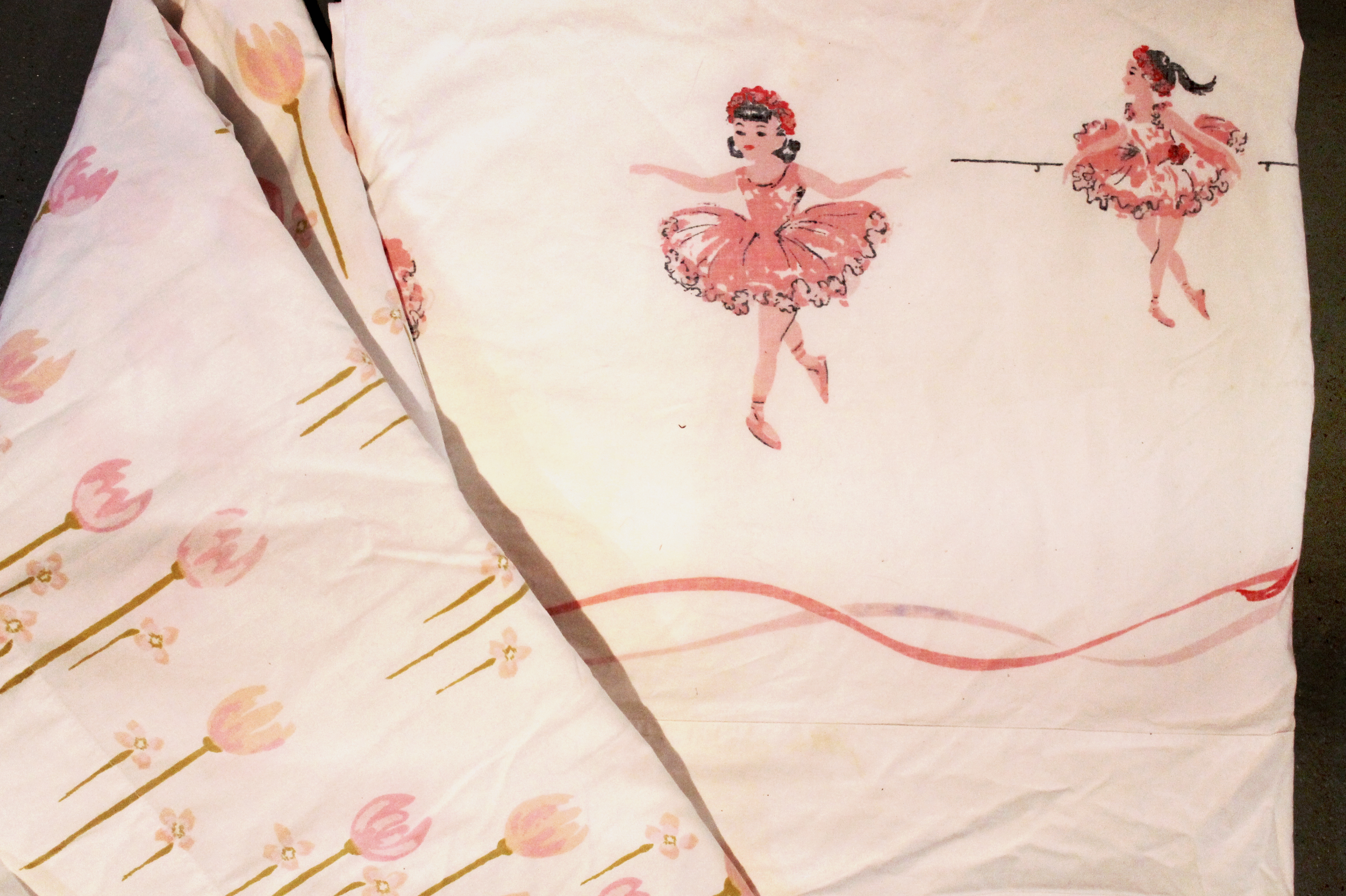 Offering of Vintage Percale Twin Sheets Circa 1960