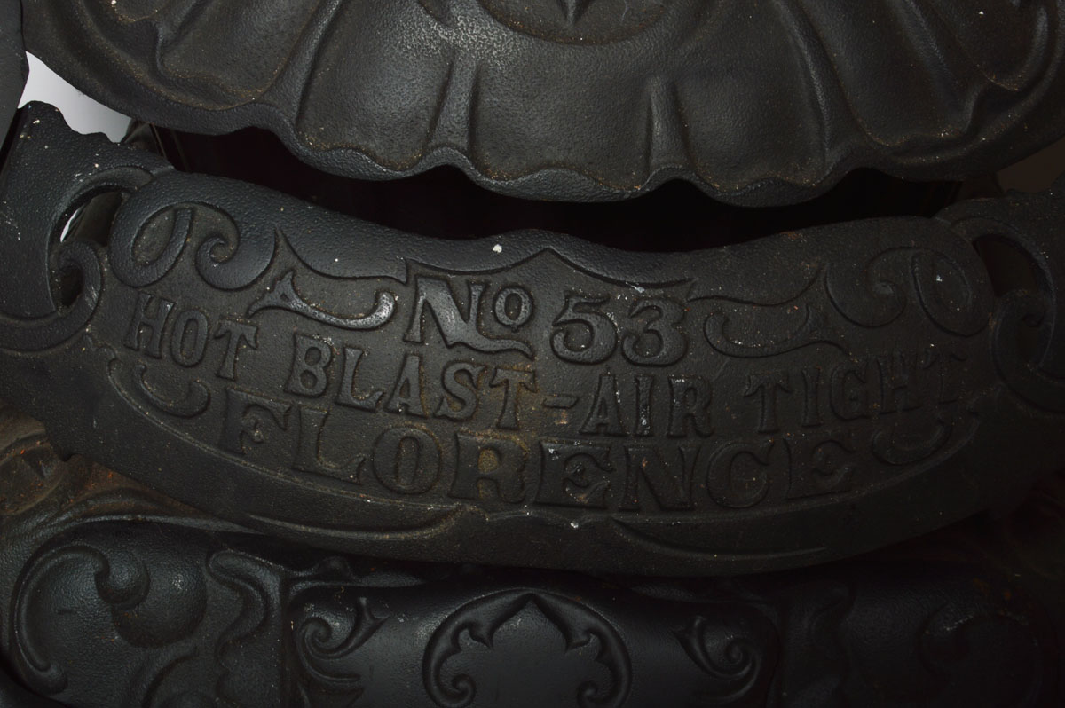 Antique Hot Blast Florence Stove No. 53