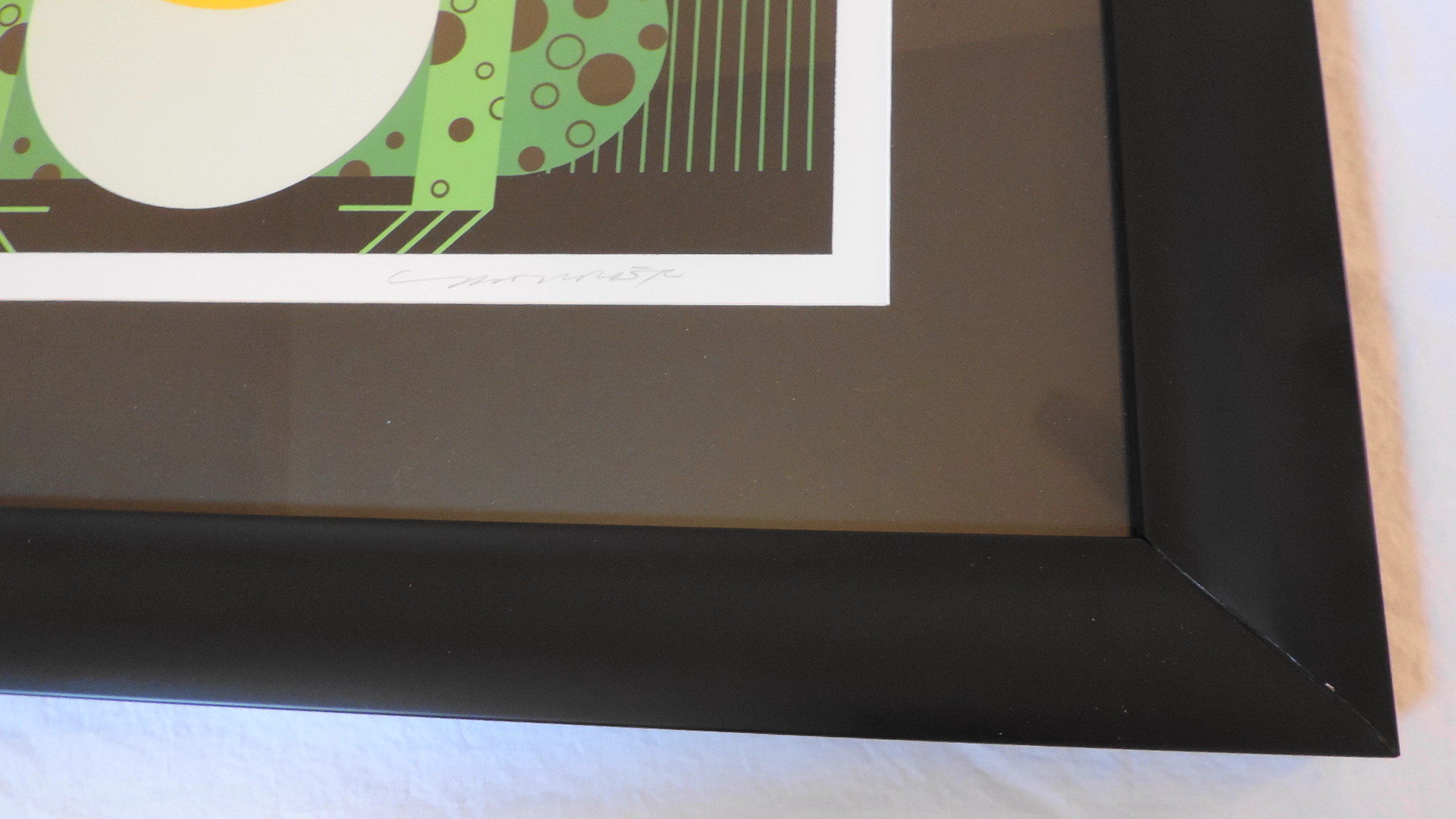 Charley Harper Frog Eat Frog Framed Signed and Numbered Serigraph