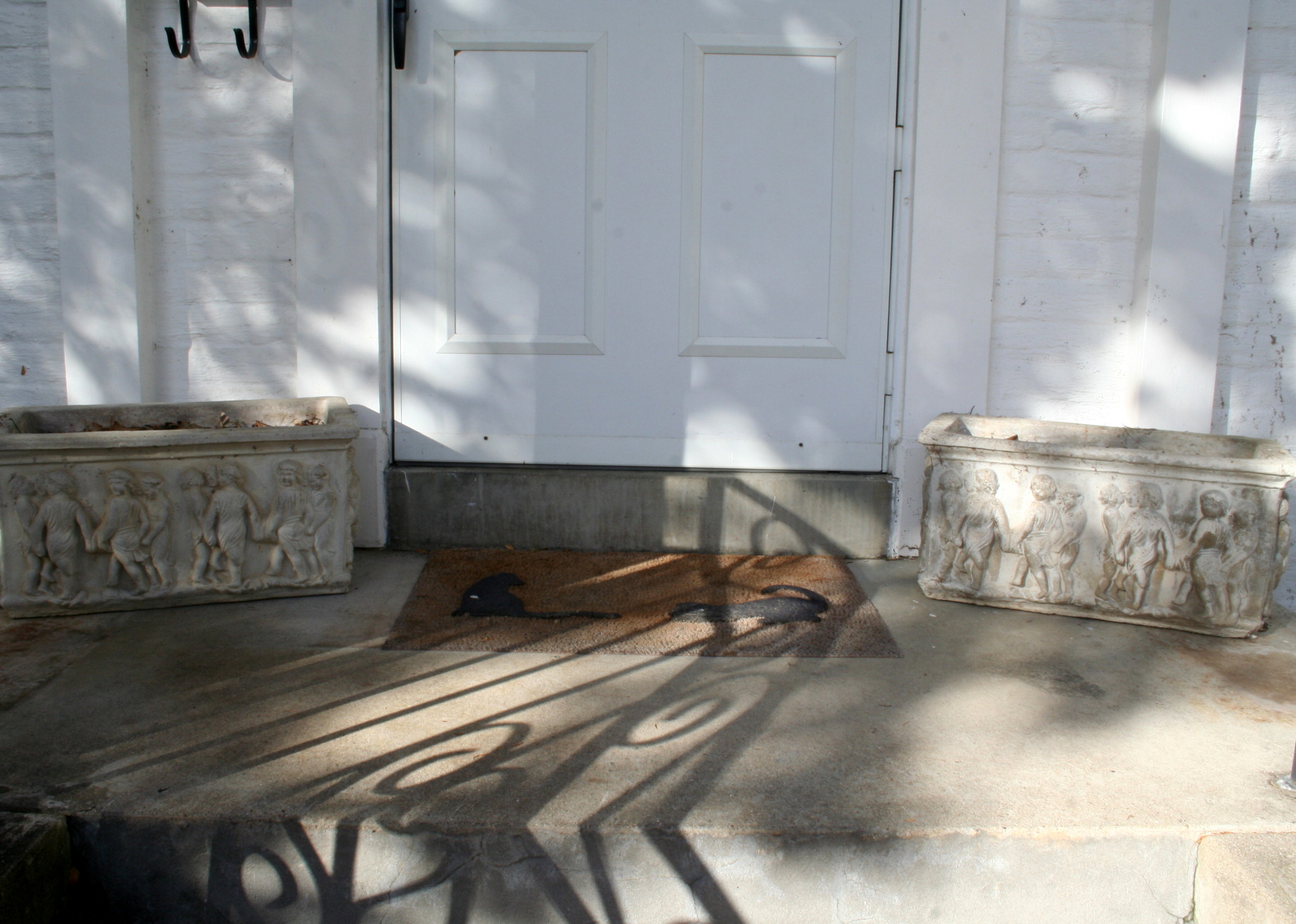 Concrete Planters with Dancing Figures