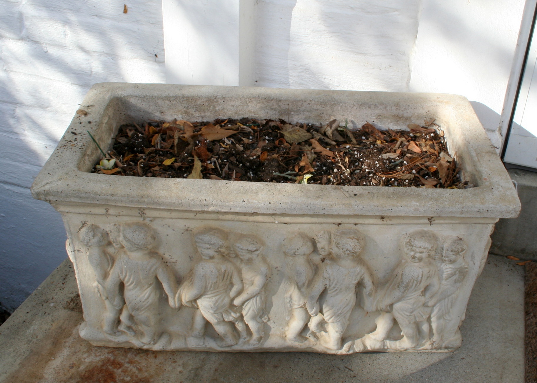 Concrete Planters with Dancing Figures