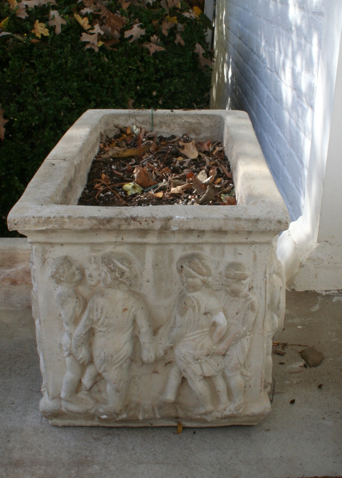 Concrete Planters with Dancing Figures