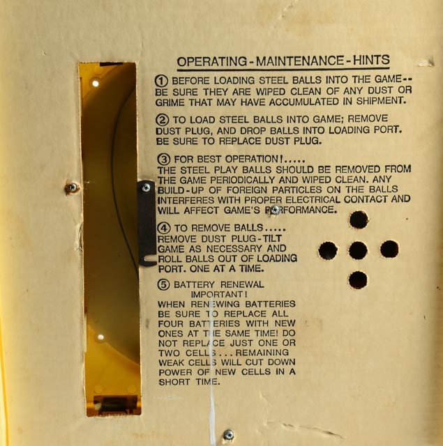 Vintage Marx Toys Pinball Machine