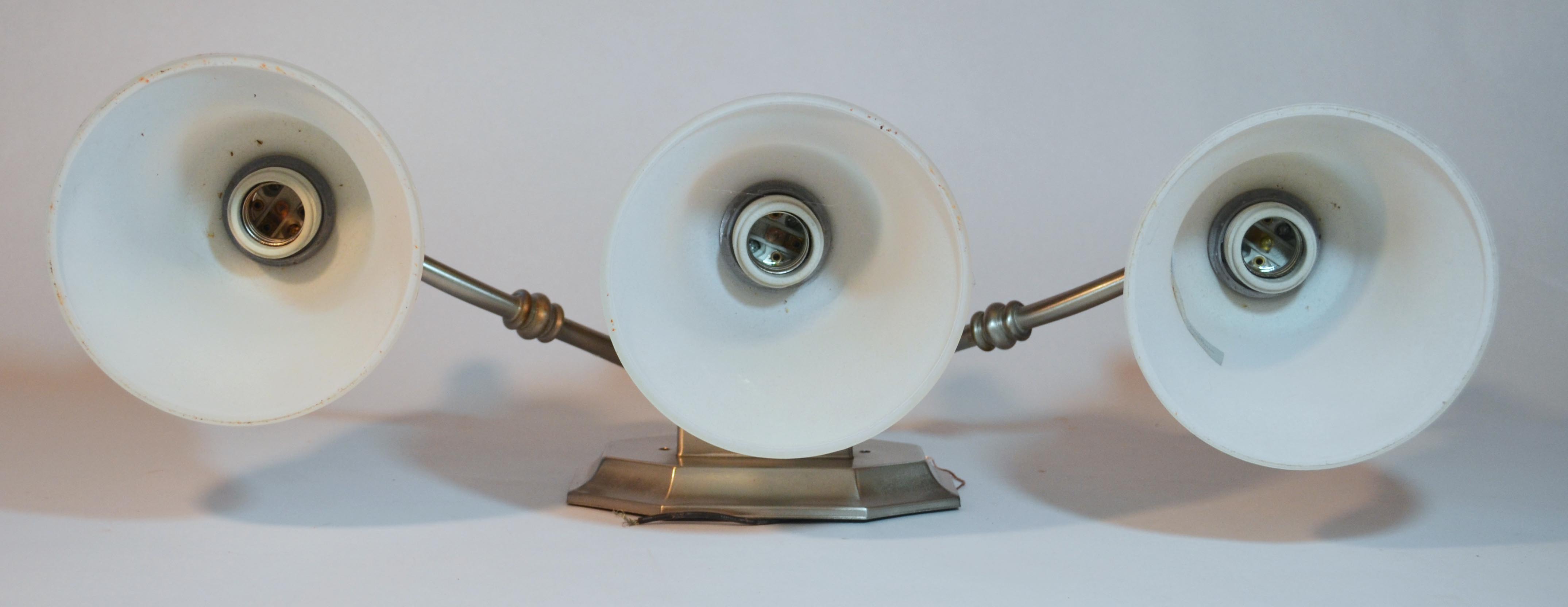 Three Light Bathroom Fixture