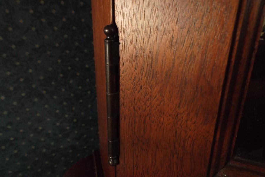 Victorian Style Carved Cherry Corner Cabinet