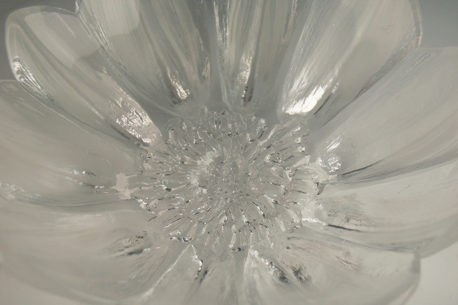 Kosta Boda "Monet" Crystal Bowl by Mats Johnson Circa 1980s