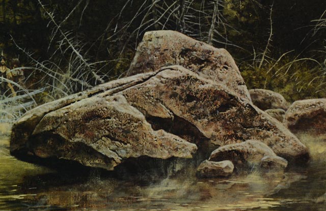 Hand Signed Frank C. McCarthy Lithograph Print