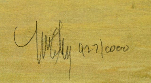 Hand Signed Frank C. McCarthy Lithograph Print