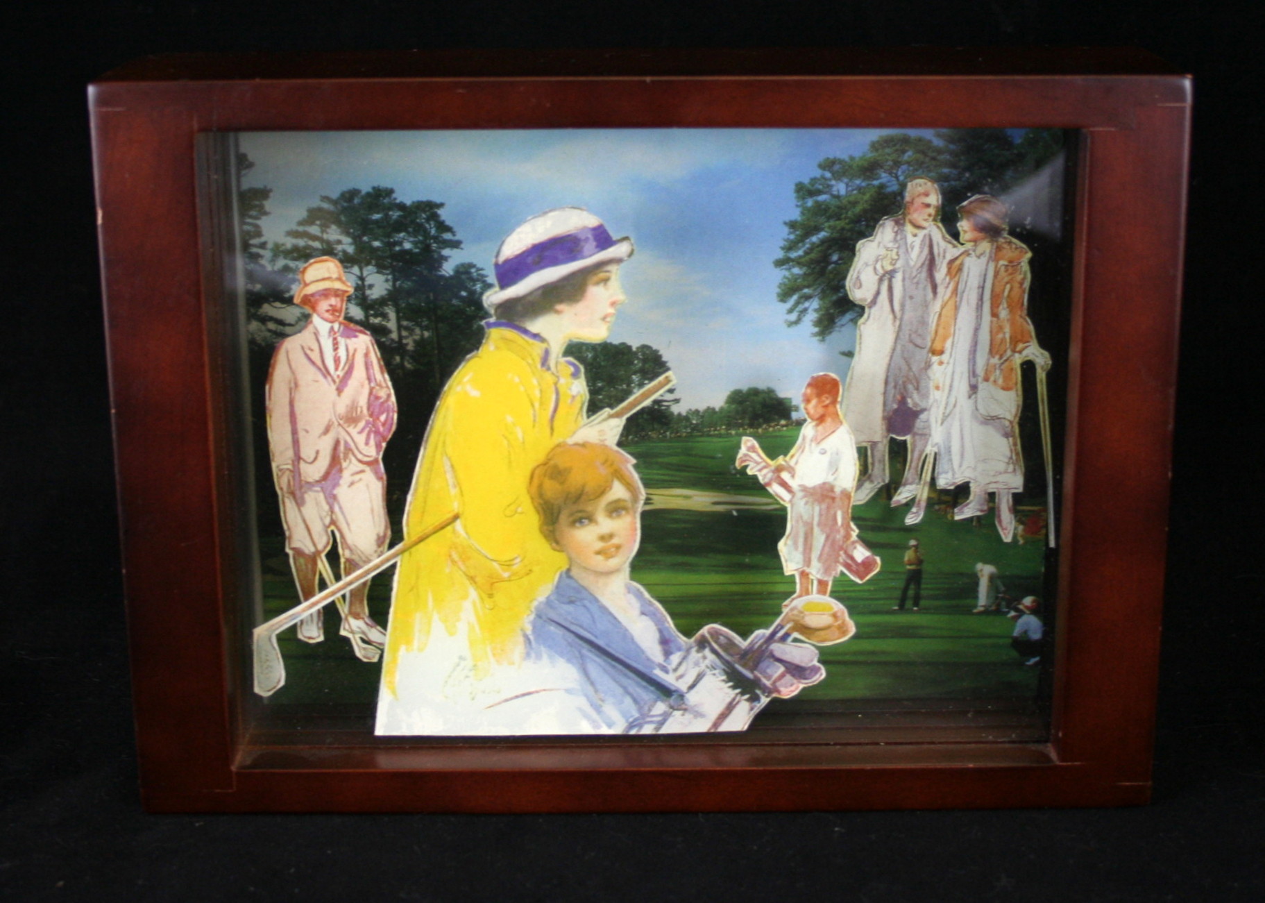 Golf Themed Shadow Box