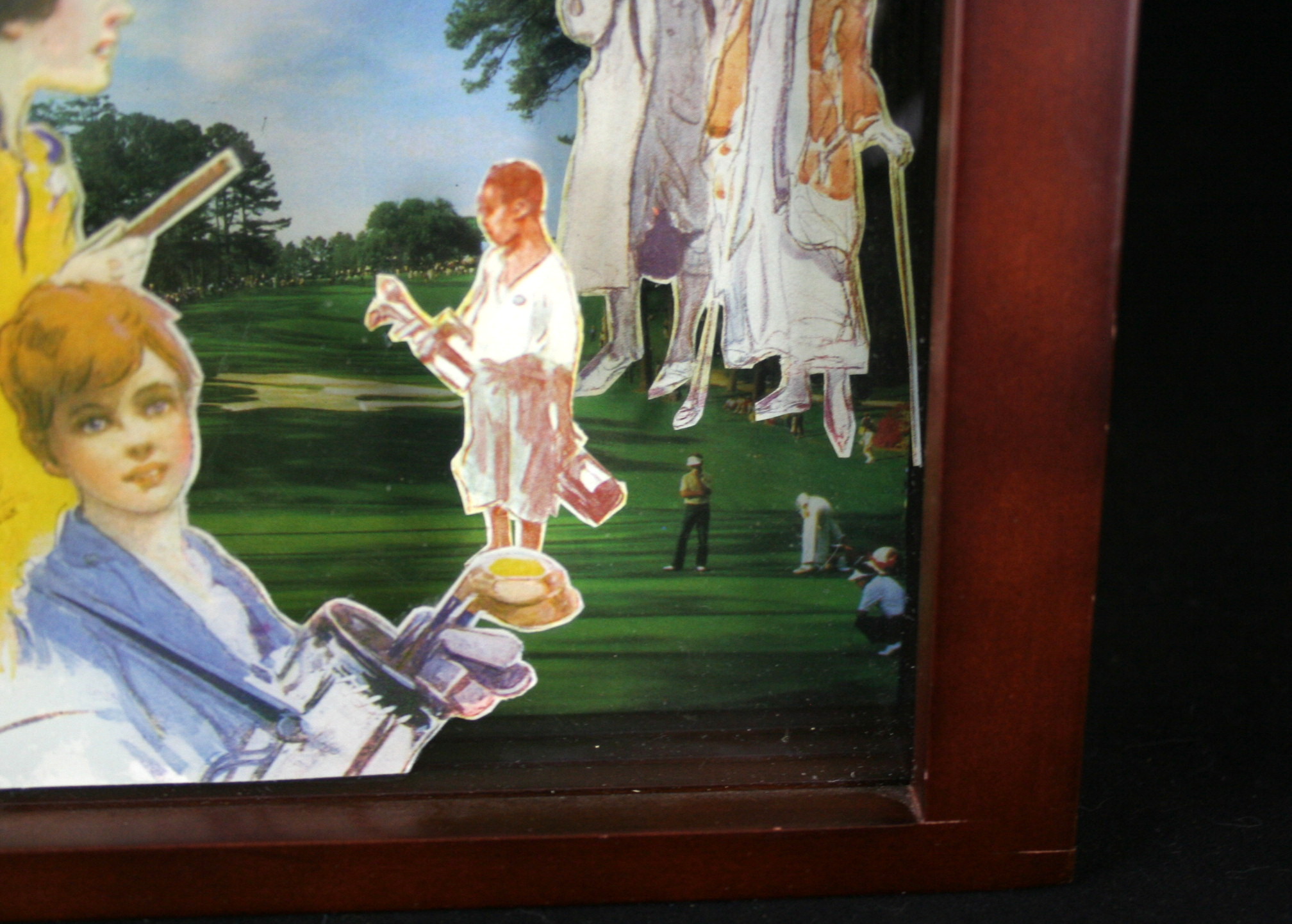 Golf Themed Shadow Box
