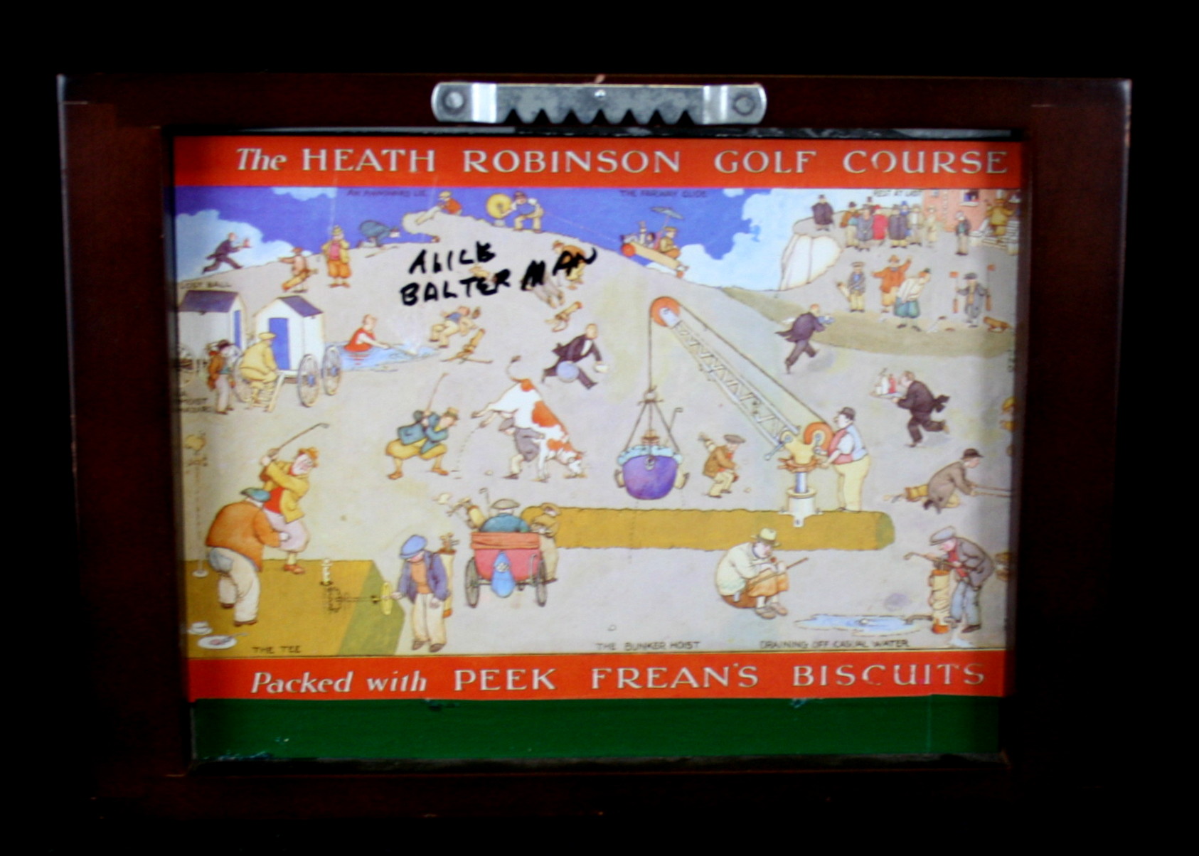 Golf Themed Shadow Box