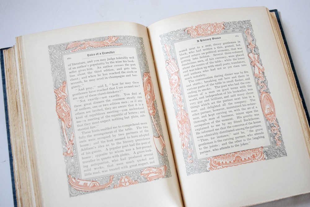 "Tales of a Traveler" by Washington Irving, Published in 1895