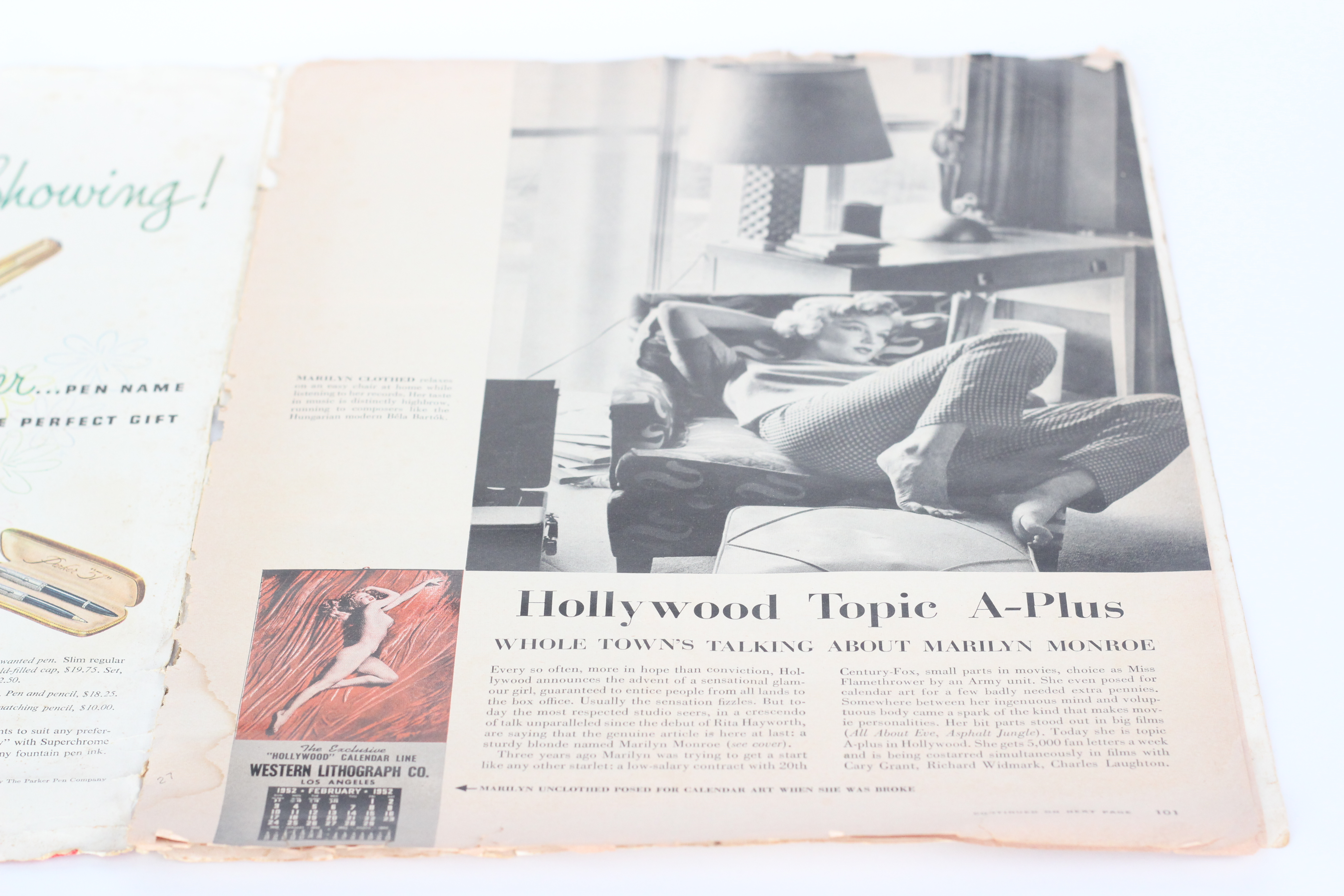 1952 Marilyn Monroe "LIFE" Magazine Cover