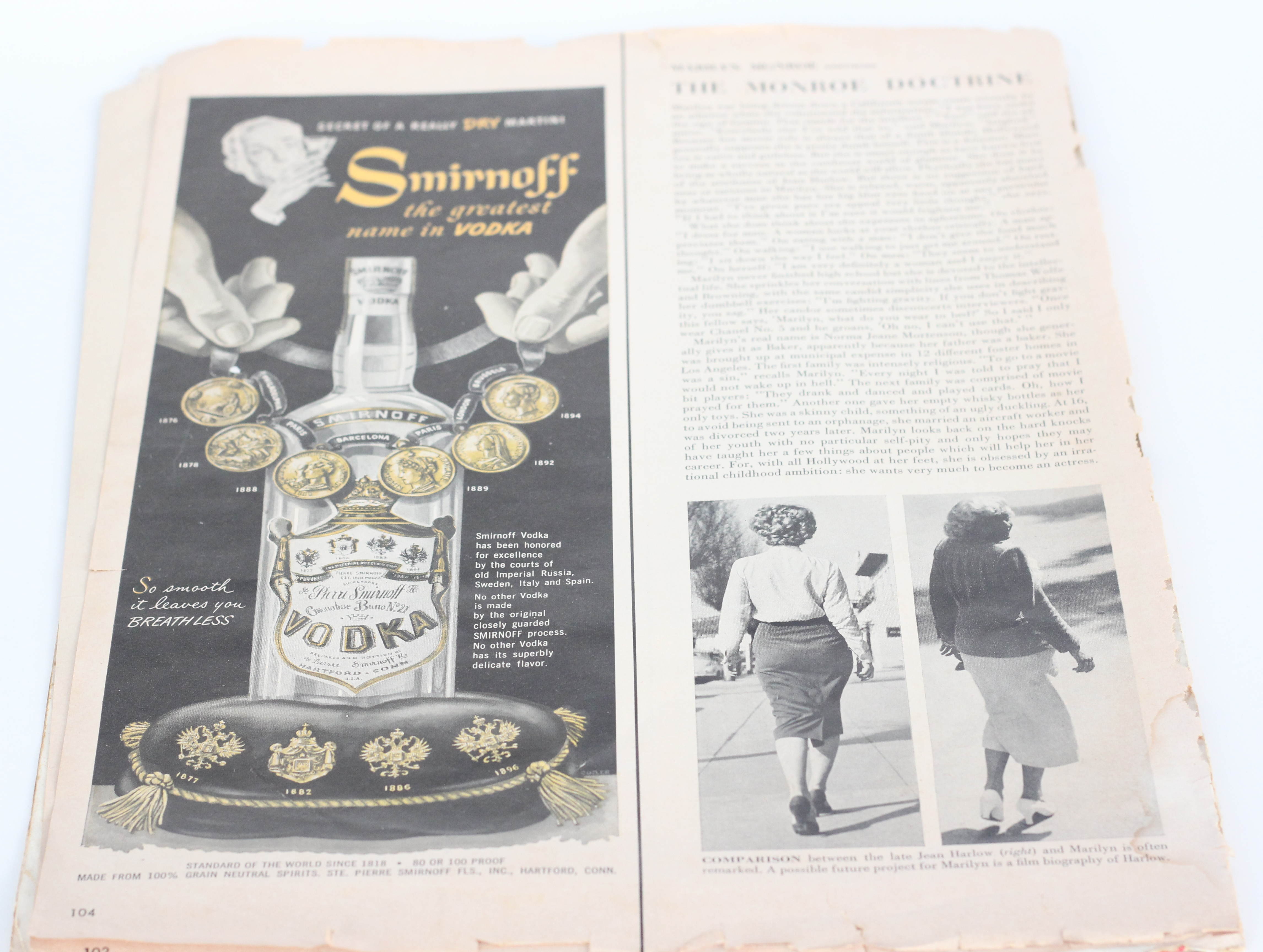 1952 Marilyn Monroe "LIFE" Magazine Cover