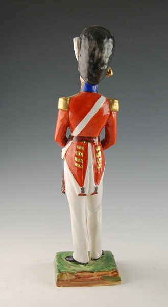 Vintage Dresden Officer Grenadier Guards Porcelain Figurine